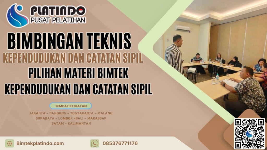 Bimtek Kependudukan dan Bimtek Catatan Sipil