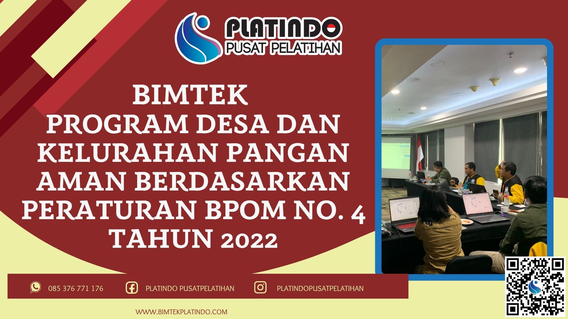 Bimtek Program Desa dan Kelurahan Pangan Aman Berdasarkan Peraturan BPOM No. 4 Tahun 2022