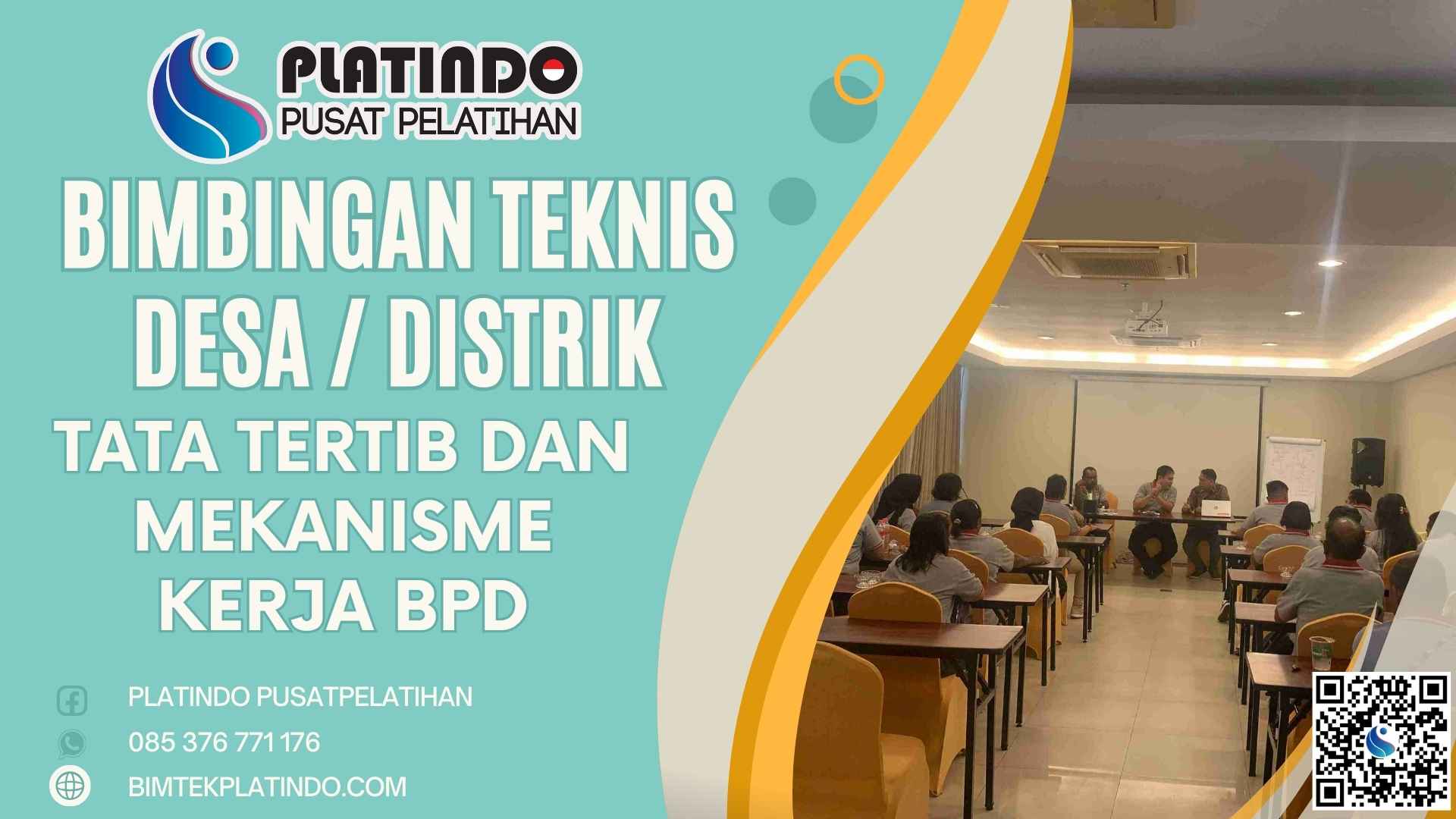 Bimtek Tata Tertib dan Mekanisme Kerja BPD