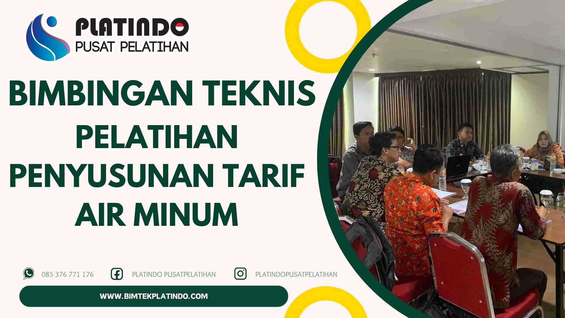 Pelatihan Penyusunan Tarif Air Minum