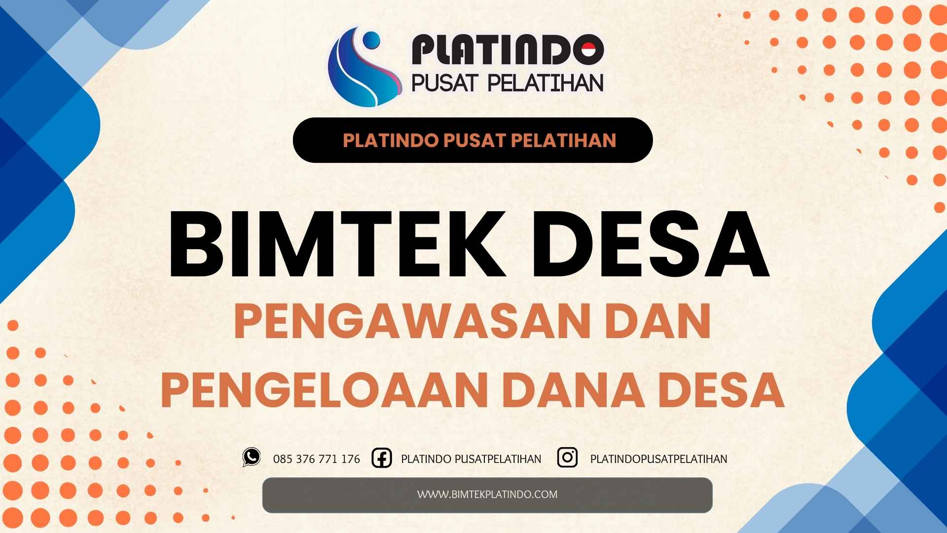 Bimtek Pengawasan dan Pengeloaan dana desa