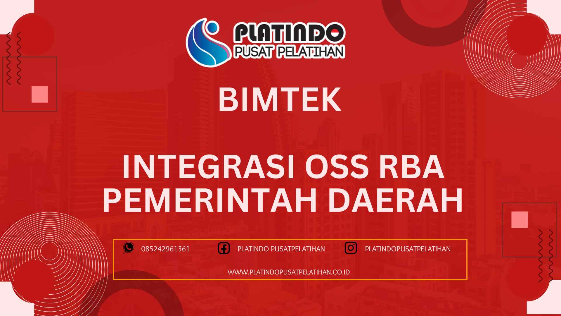 Bimtek Integrasi OSS RBA Pemerintah Daerah