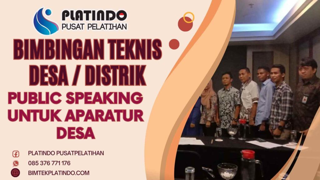 Bimtek Public Speaking untuk Aparatur Desa