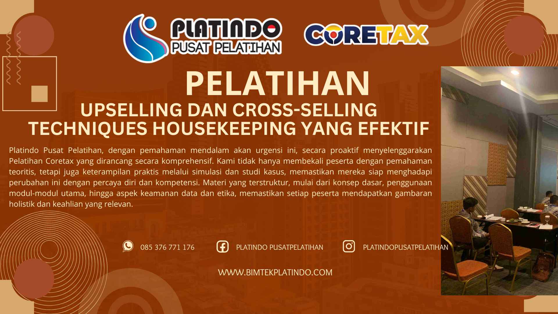 Bimtek Pelatihan Upselling dan Cross-selling Techniques Housekeeping yang Efektif Terbaru